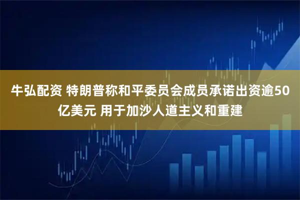 牛弘配资 特朗普称和平委员会成员承诺出资逾50亿美元 用于加沙人道主义和重建